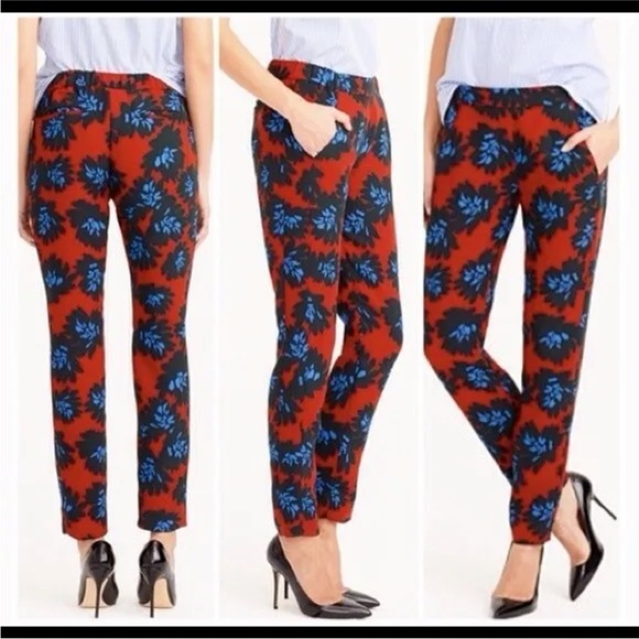 J. Crew Pants - J. Crew Firework Floral Pant - Size 10 Women's